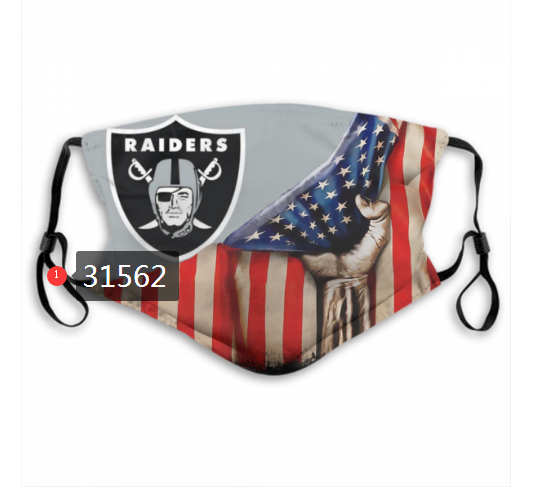 NFL 2020 Oakland Raiders #24 Dust mask with filter